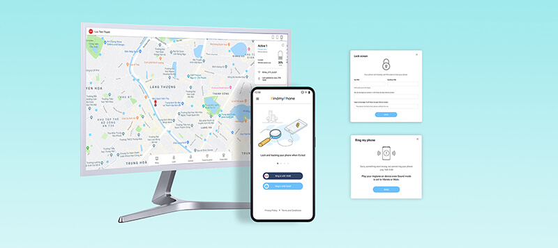 D&ugrave;ng t&iacute;nh năng t&igrave;m thiết bị từ xa